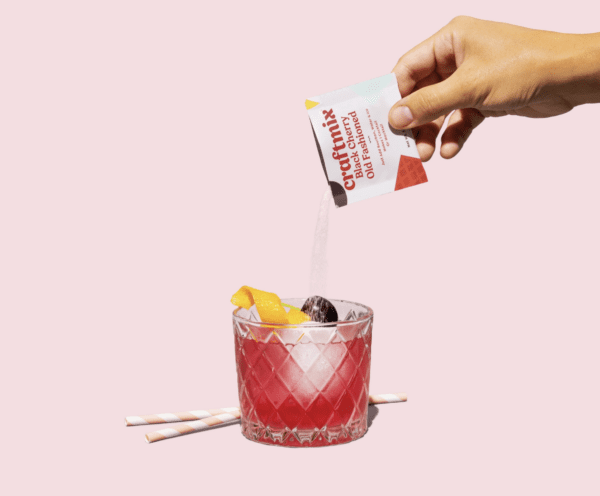 Black Cherry Old Fashioned Mocktail Mixer Single Packet