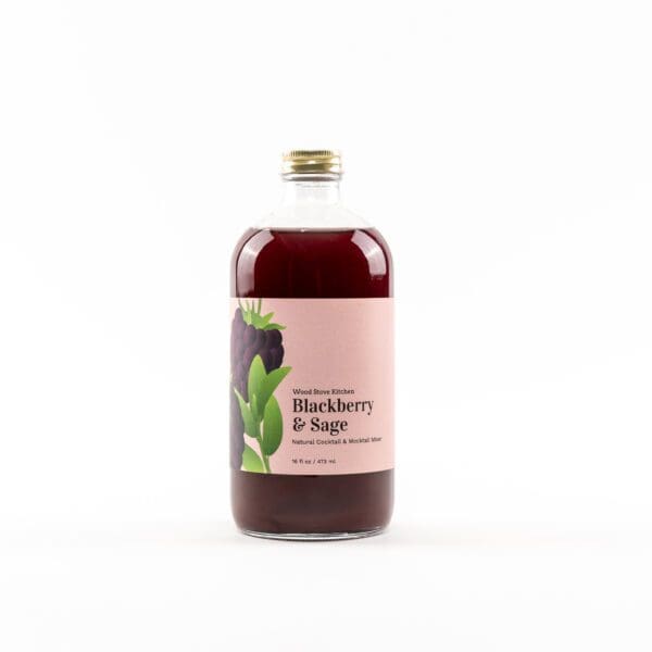 Blackberry & Sage Cocktail Mixer and Mocktail Mixer, 16 Fl oz