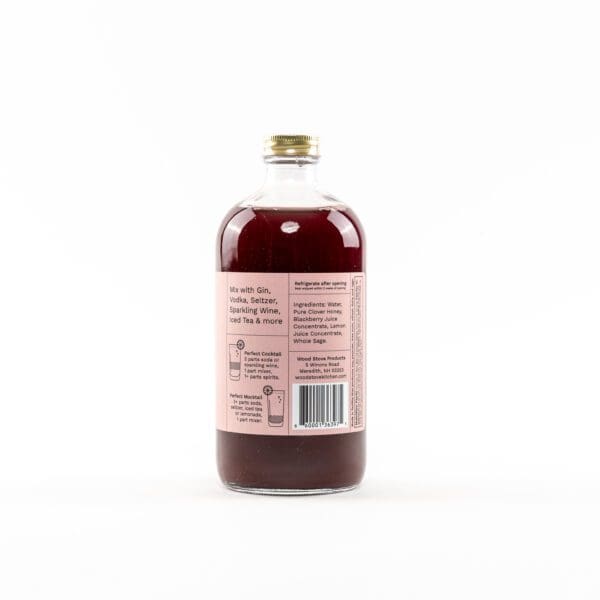 Blackberry & Sage Cocktail Mixer and Mocktail Mixer, 16 Fl oz