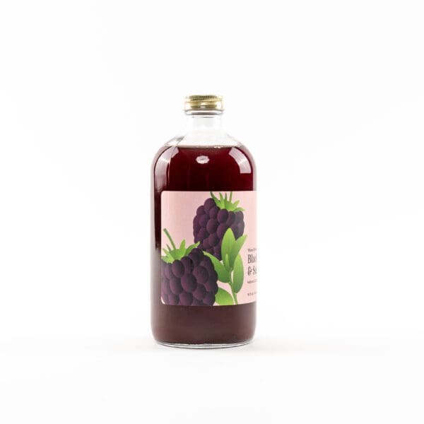 Blackberry & Sage Cocktail Mixer and Mocktail Mixer, 16 Fl oz