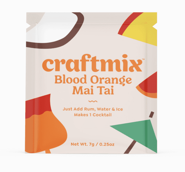 Blood Orange Mai Tai Mocktail Mixer Single Packet