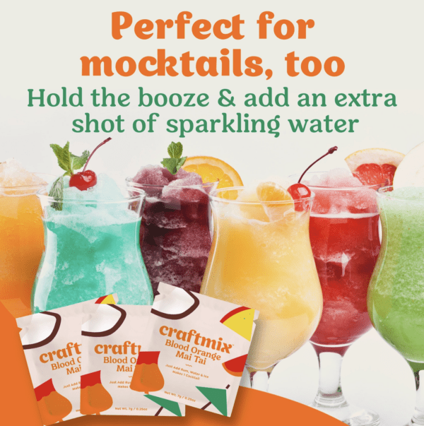 Blood Orange Mai Tai Mocktail Mixer Single Packet