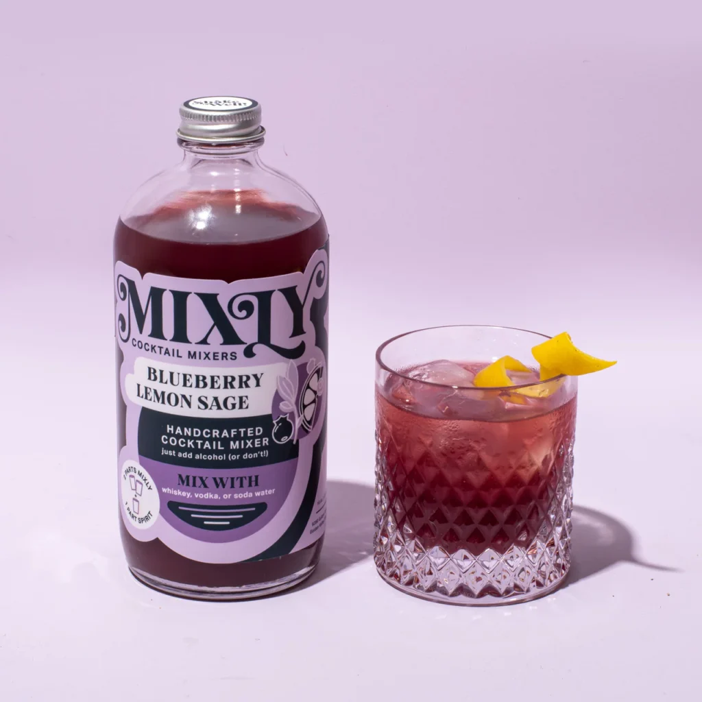 Blueberry Lemon Sage Mocktail Mixer