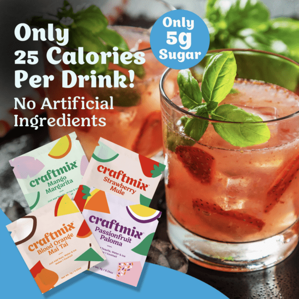 craftmix Variety Pack Cocktail Mixers - 12 Servings