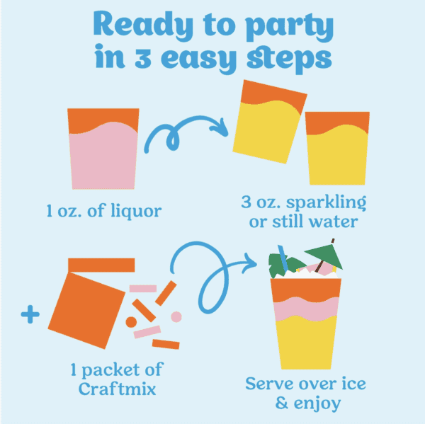 craftmix Variety Pack Cocktail Mixers - 12 Servings