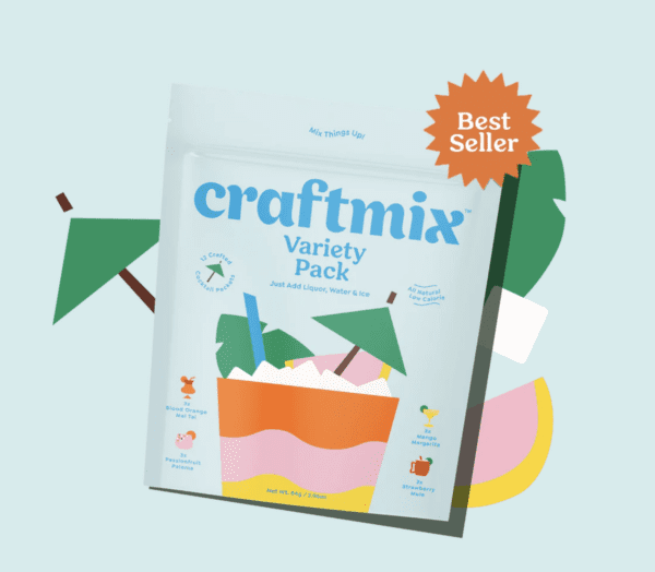 craftmix Variety Pack Cocktail Mixers - 12 Servings