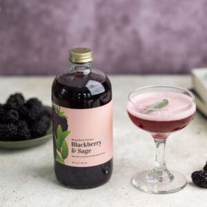 Blackberry & Sage Cocktail Mixer and Mocktail Mixer, 16 Fl oz