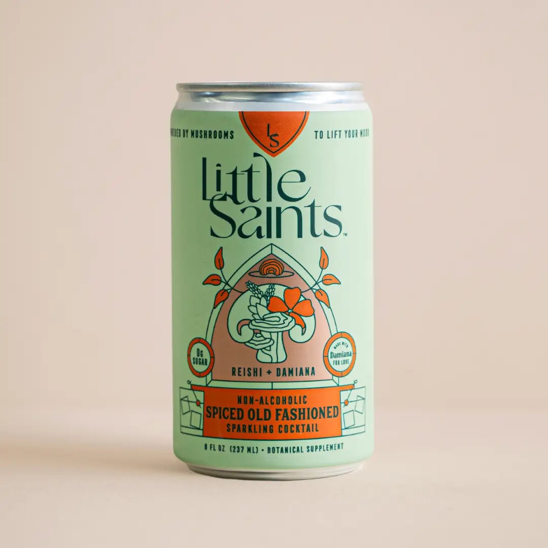 little saints old fashioned non alcoholic alcohol alternative drinks