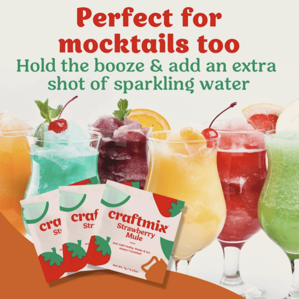 Strawberry Mule Cocktail Mixers - 12 Servings
