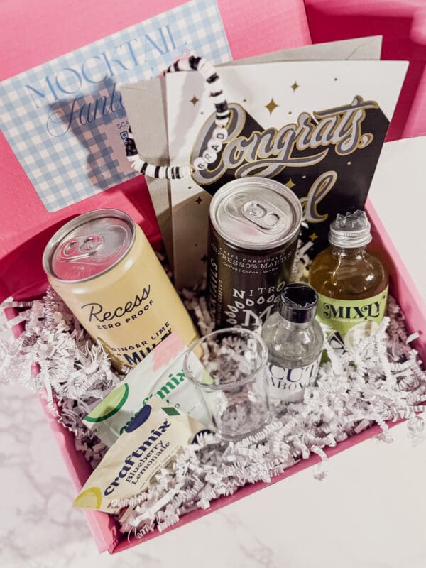 graduation mocktail gift box