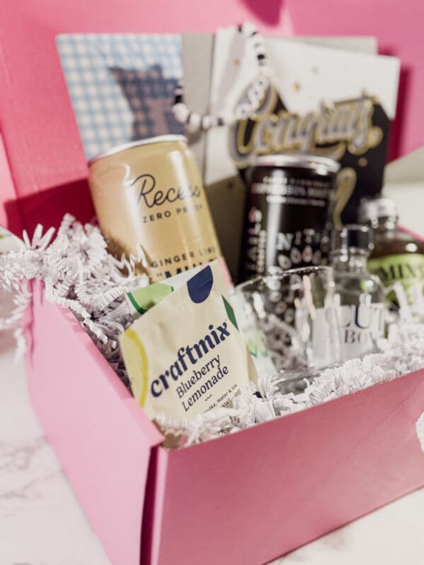 graduation mocktail gift box