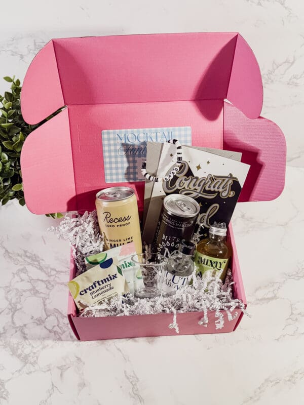 graduation mocktail gift box