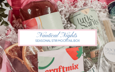 Unboxing the “Nautical Nights” Mocktail Box: March Edition by Seasonal Stir