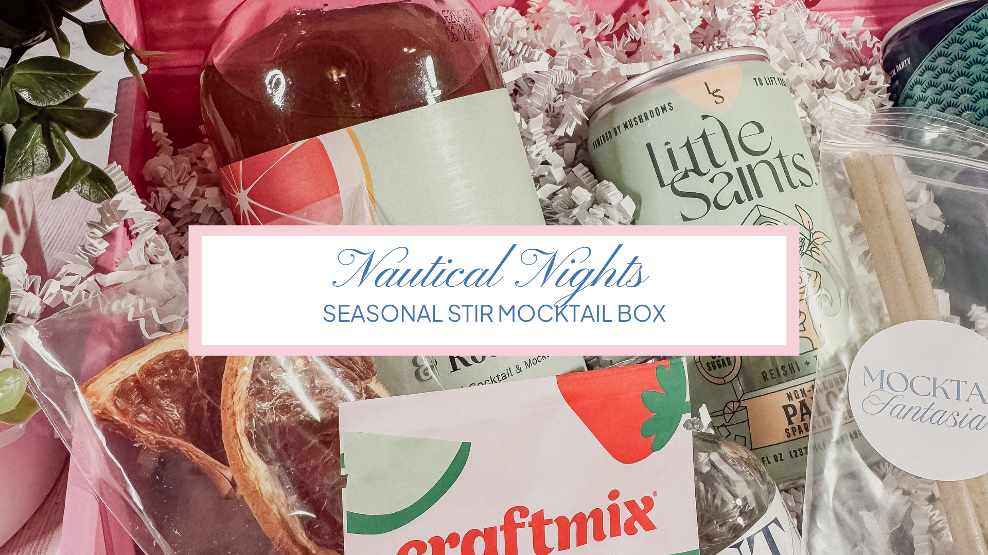 Mocktail Fantasia – (13) mocktail box for spring