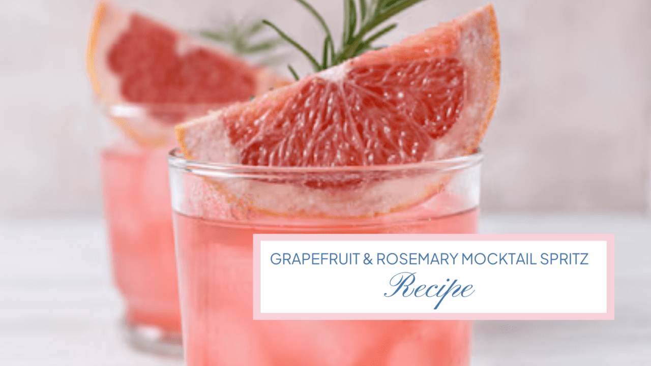 Refreshing Grapefruit and Rosemary Mocktail Recipe