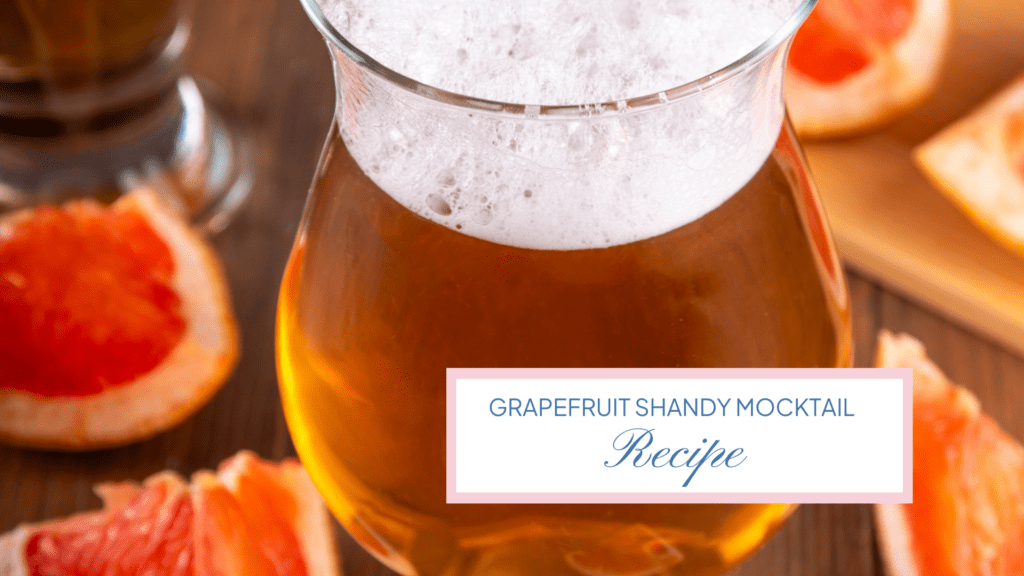 Grapefruit Shandy Mocktail Recipe