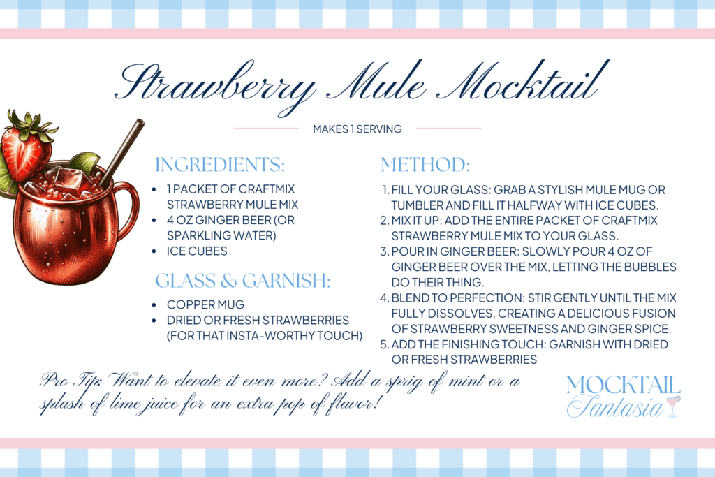 Strawberry Mule Mocktail Recipe