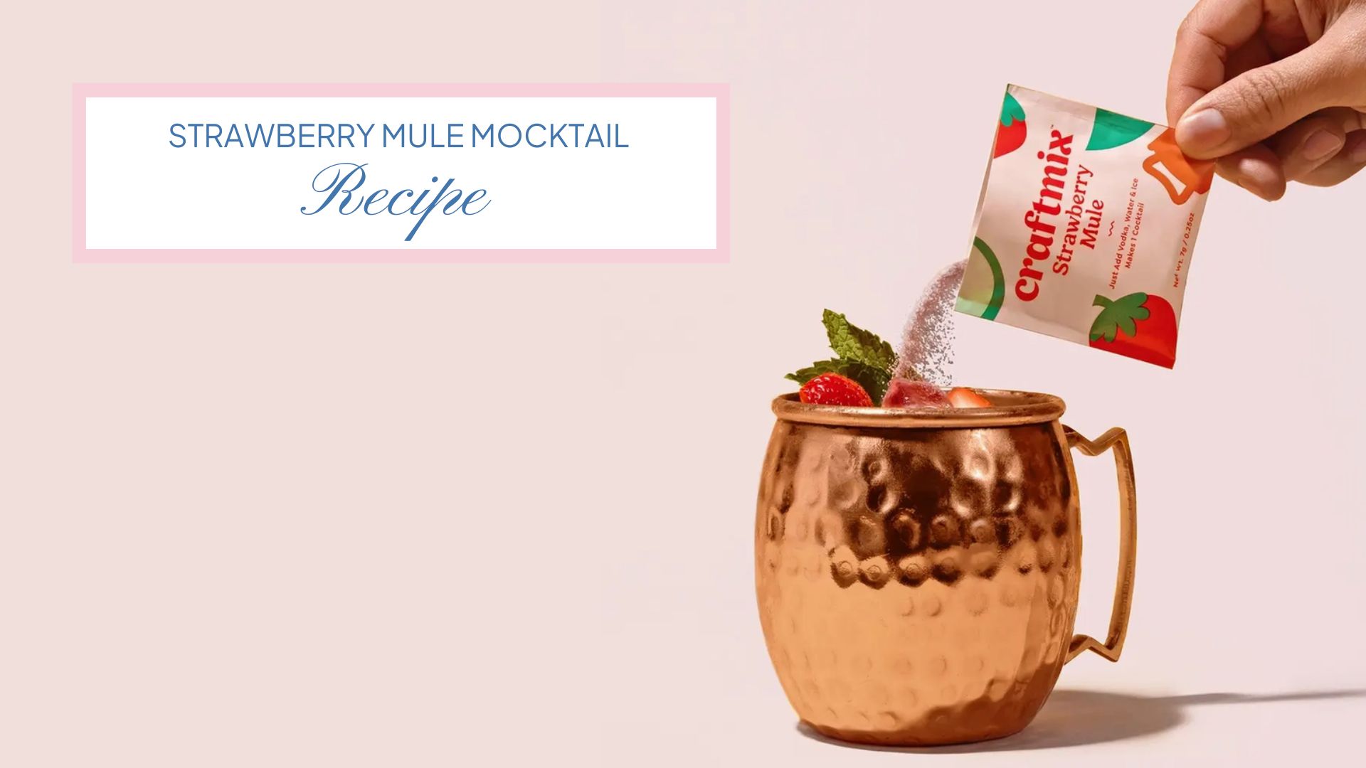 Strawberry Mule Mocktail Recipe