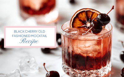 Black Cherry Old Fashioned Mocktail Recipe