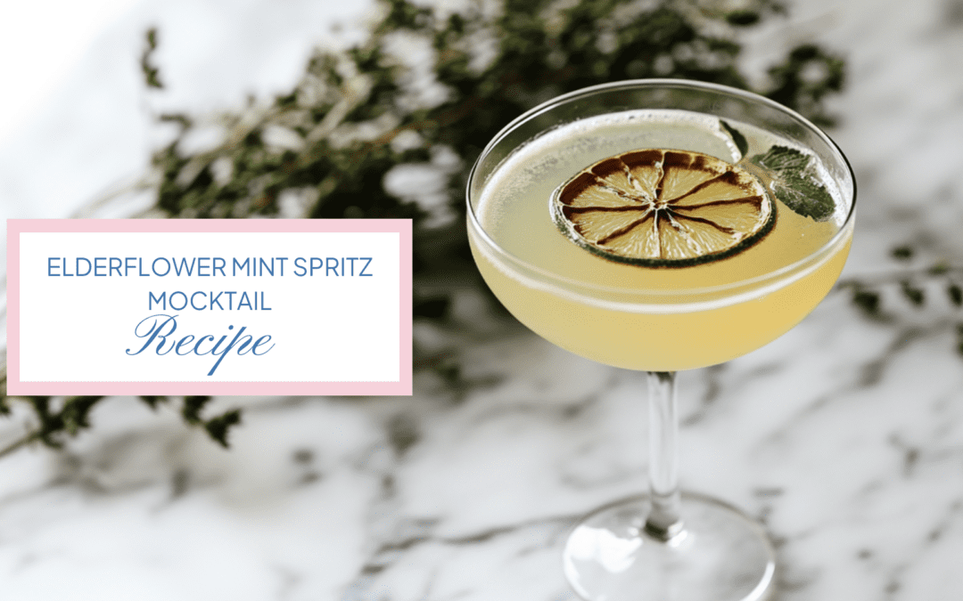 Elderflower Mint Spritz Mocktail Recipe