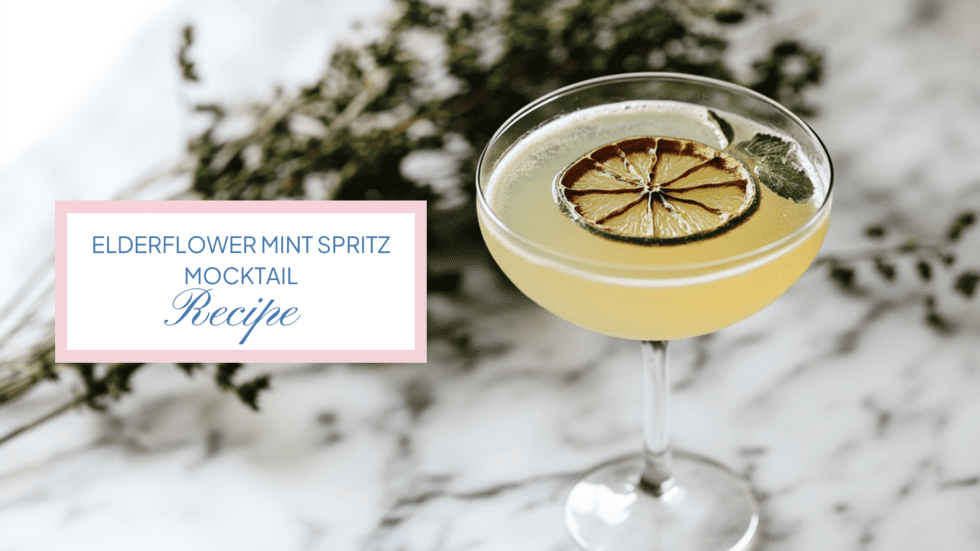simple elderflower mocktail recipe