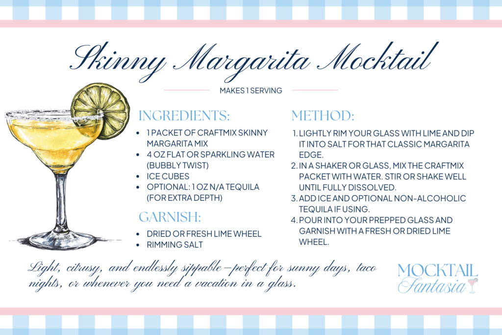 Skinny Margarita Mocktail Recipe