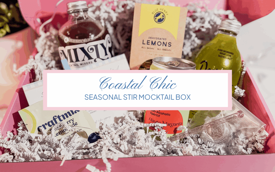 🌊 Unboxing June’s Coastal Chic Mocktail Box: Your Beachy Escape in a Glass