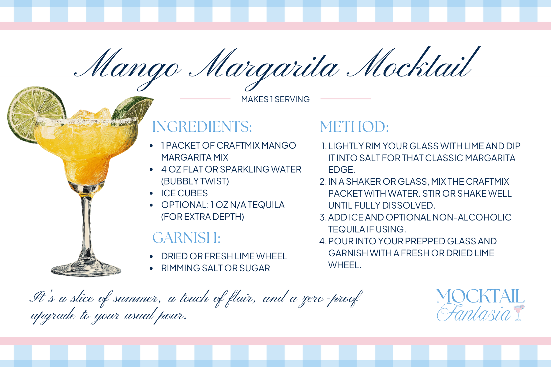 Mango Margarita Mocktail Recipe