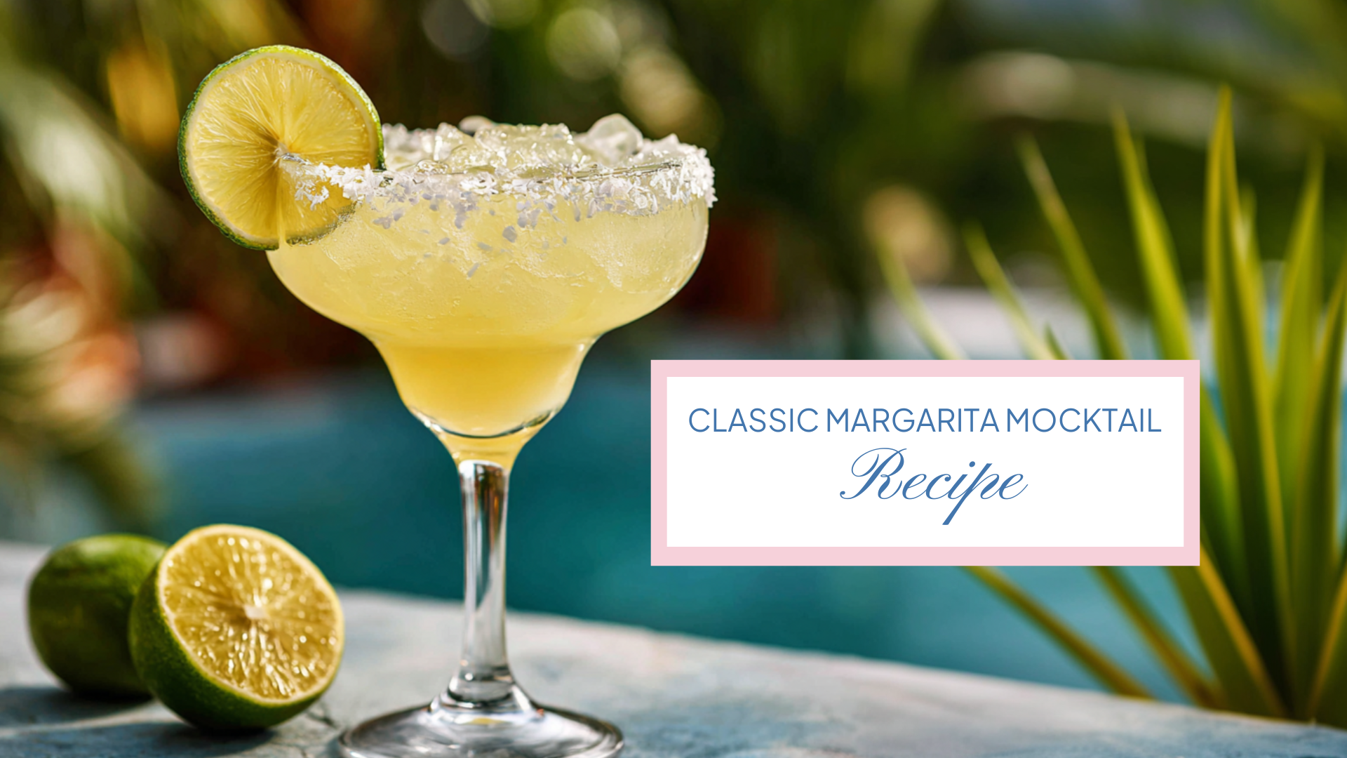 Classic margarita mocktail recipe