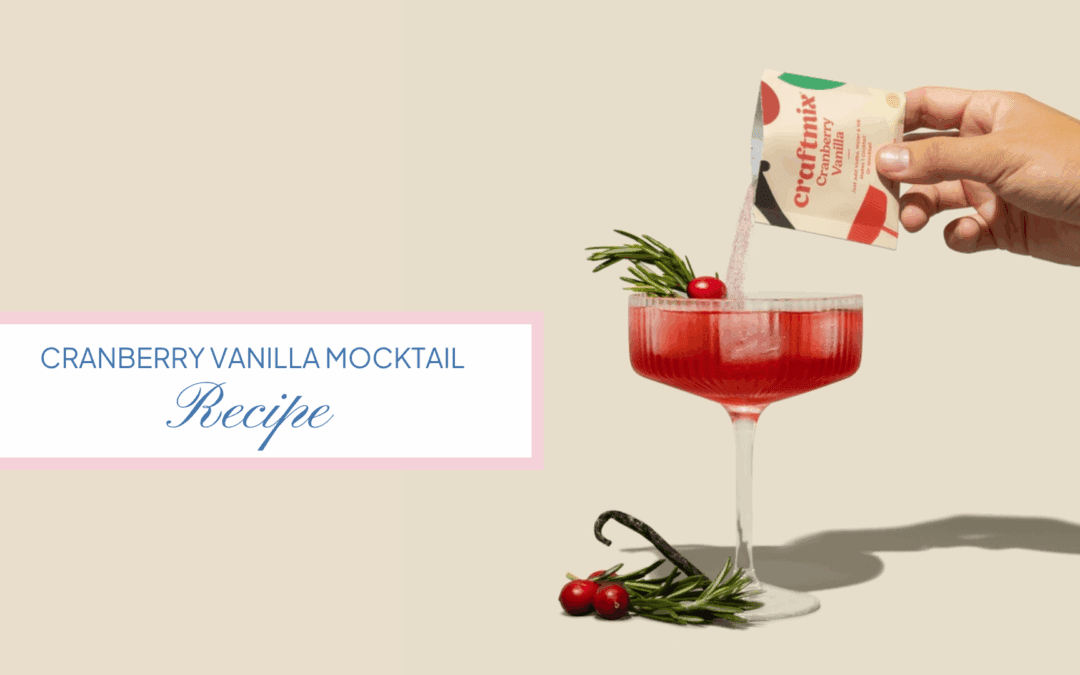 Sip the season: How to make a cranberry vanilla mocktail that tastes like fall in a glass