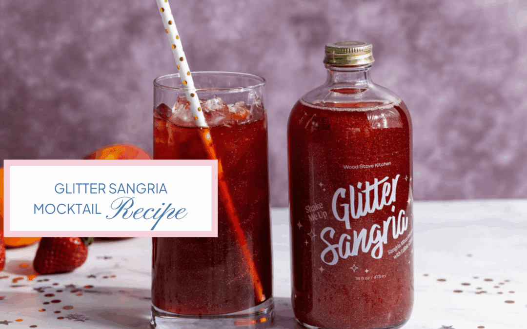 A little sparkle goes a long way: How to make the glitter sangria mocktail that’s almost too pretty to sip