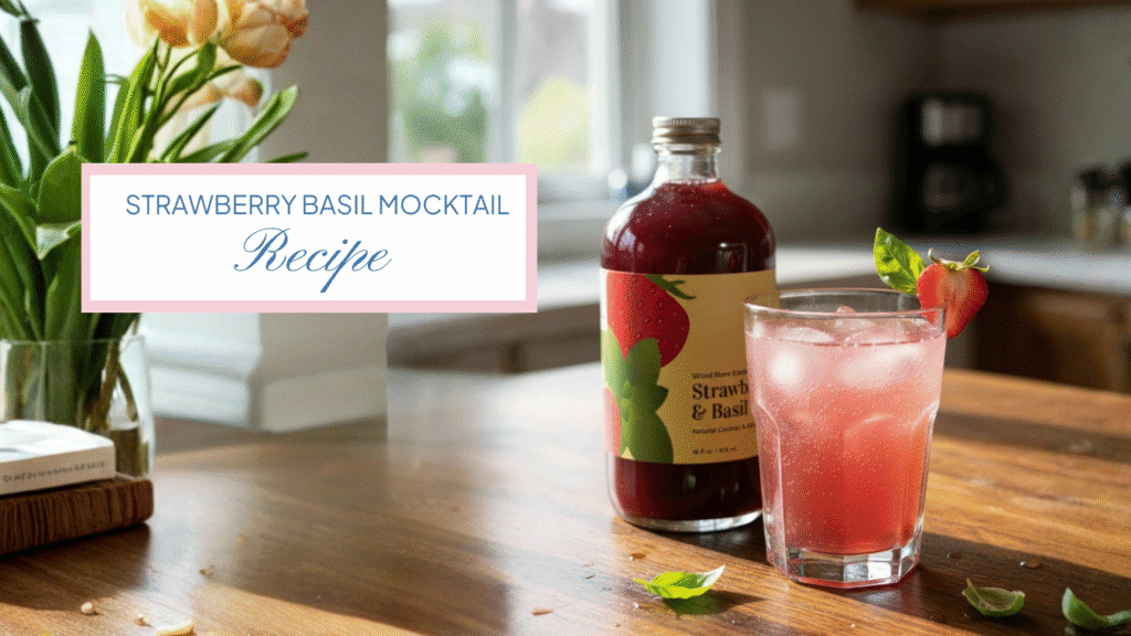 Strawberry Basil Mocktail