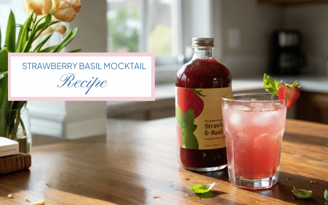 Strawberry Basil Mocktail Recipe