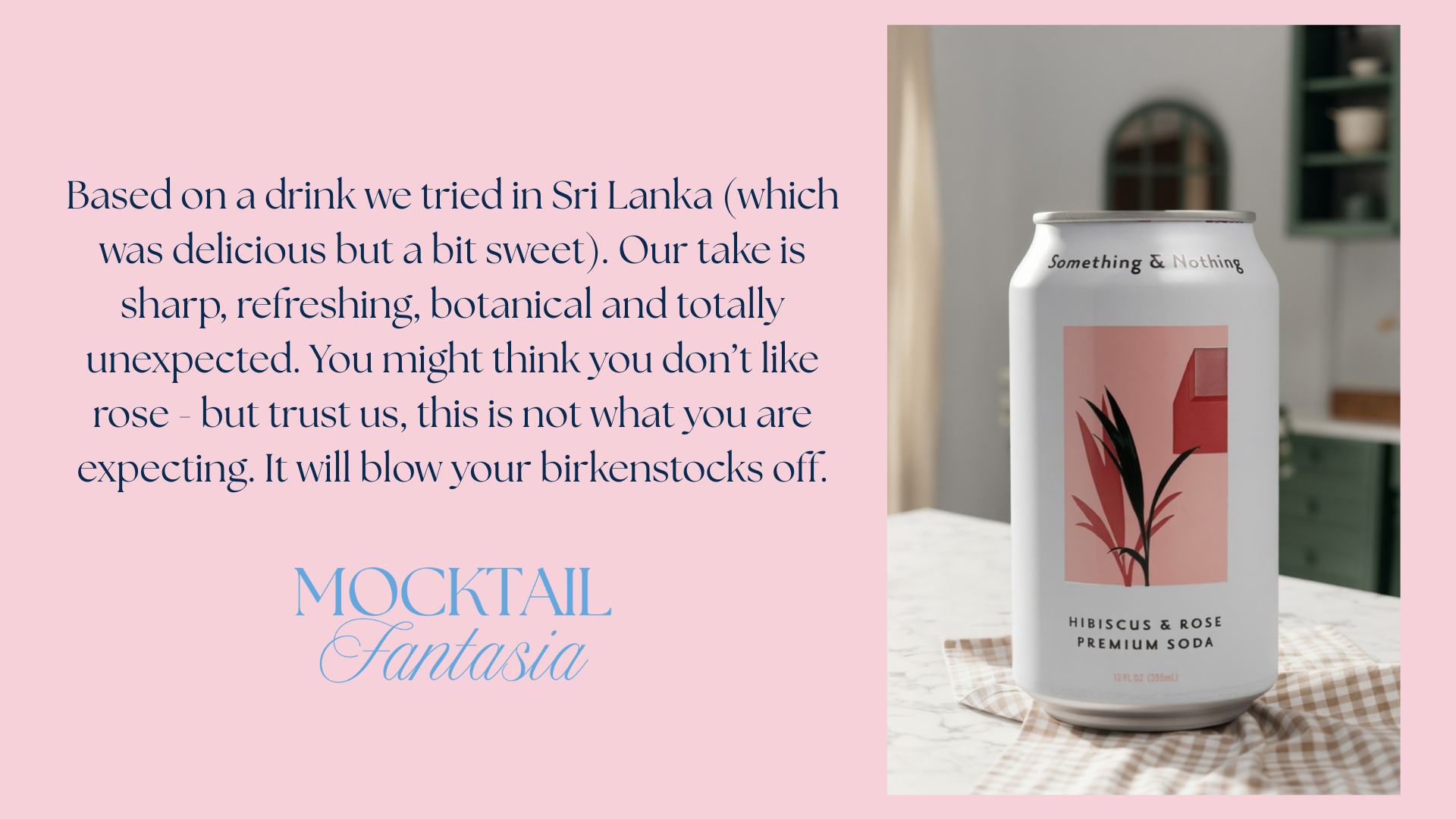 Hibiscus & Rose Premium Soda