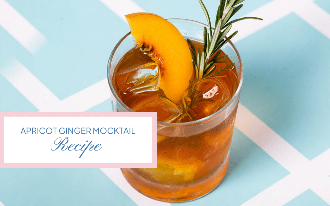 Apricot Ginger Mocktail: The Simple 3-Ingredient Summer Sparkler