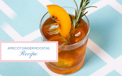 Apricot Ginger Mocktail: The Simple 3-Ingredient Summer Sparkler