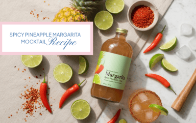 Spicy Pineapple Margarita Mocktail: A Simple 3-Ingredient Sip