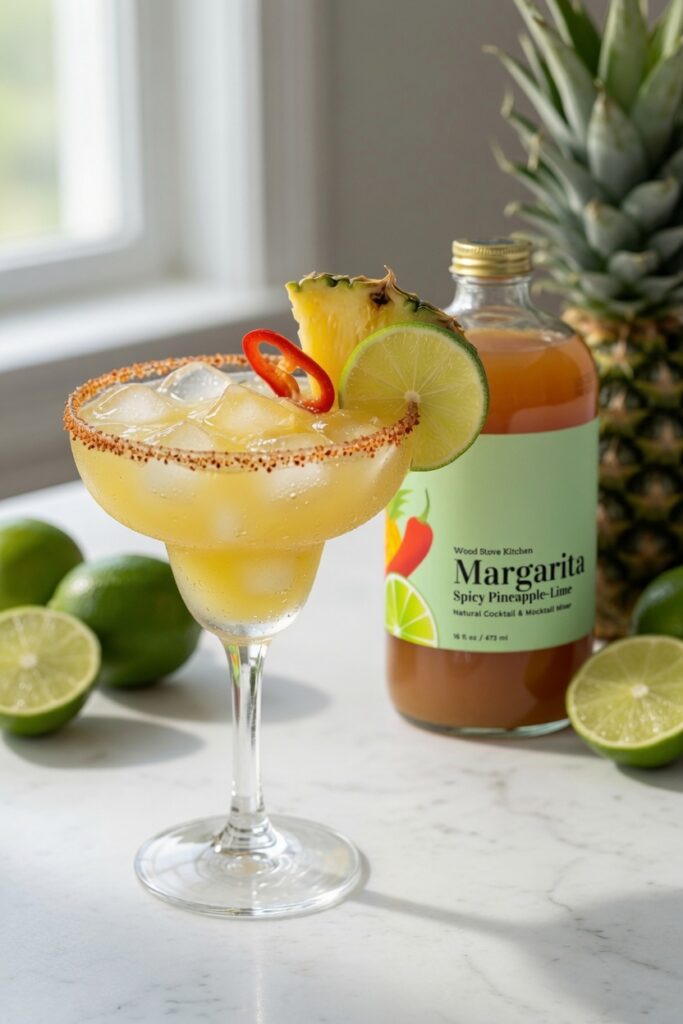 Spicy Pineapple Margarita Mocktail