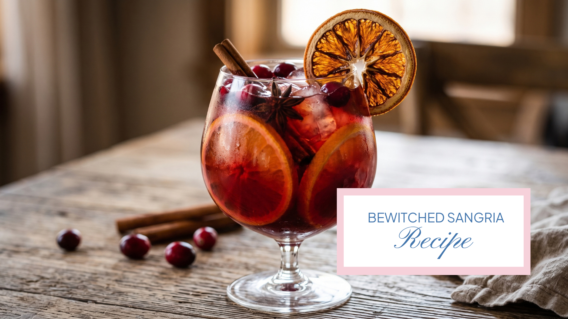 Non-Alcoholic Sangria: The Best 3-Ingredient Fall Recipe