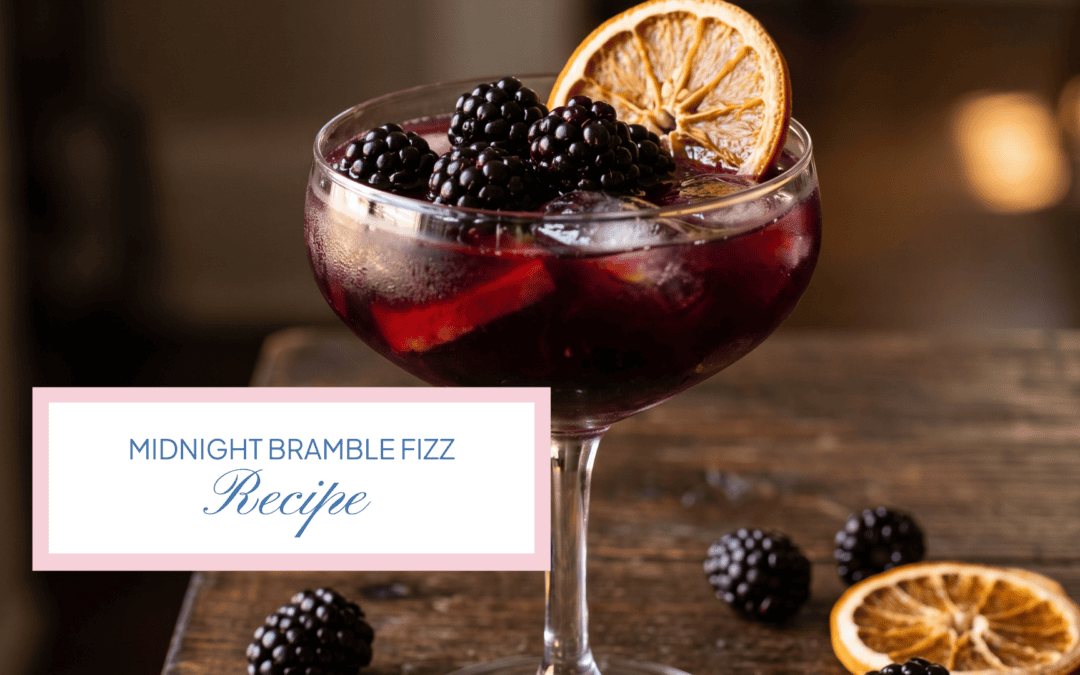 Midnight Bramble Fizz: An Easy 3-Ingredient Blackberry Mocktail