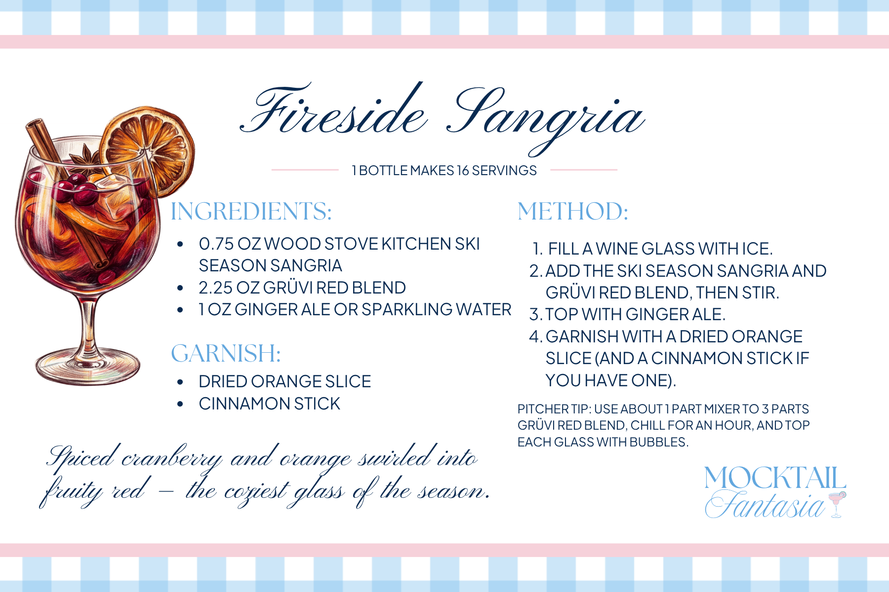 Non-Alcoholic Sangria: The Best 3-Ingredient Fall Recipe